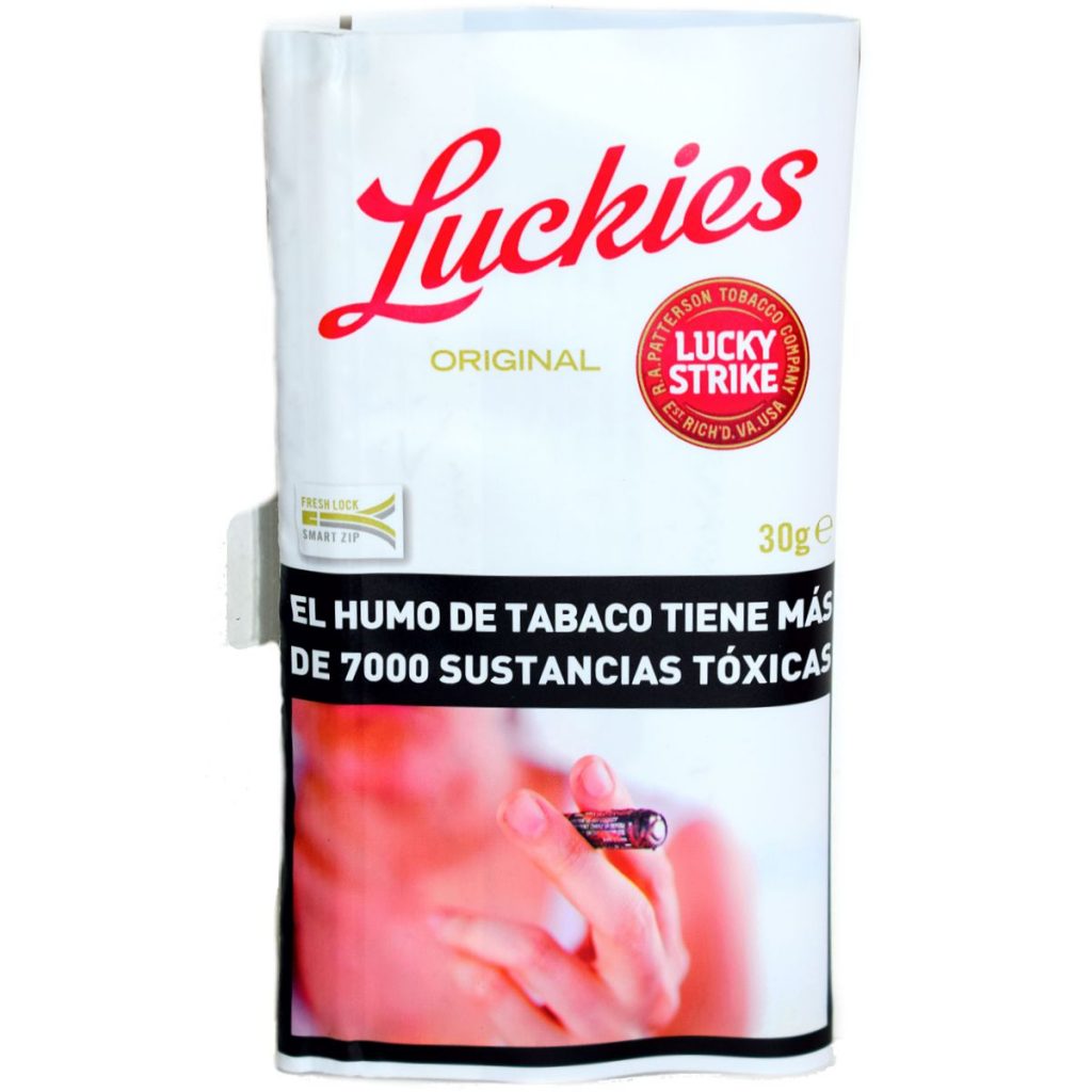 TABACO LUCKIES ORIGINAL LUCKY STRIKE X 30gr PARAINFERNALIA