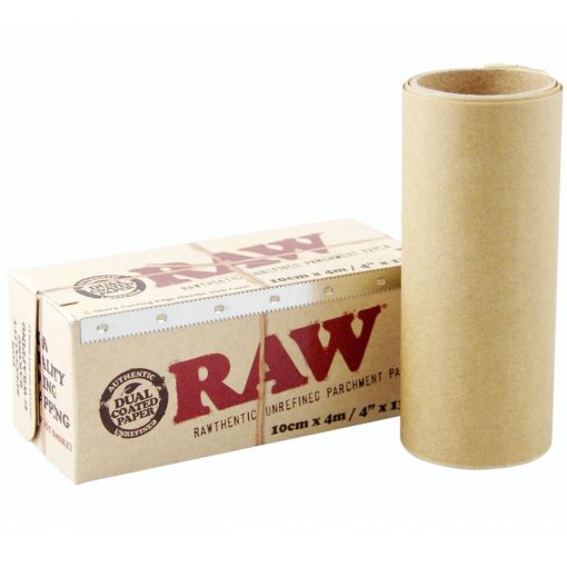 papel raw parchment cultivo resina