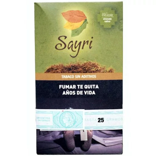 tabaco sayri amasado 25 gramos