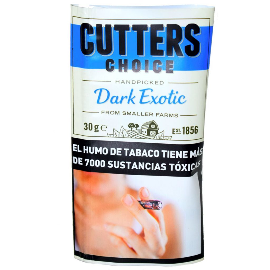 TABACO CUTTERS DARK EXOTIC x 30gr. PARAINFERNALIA
