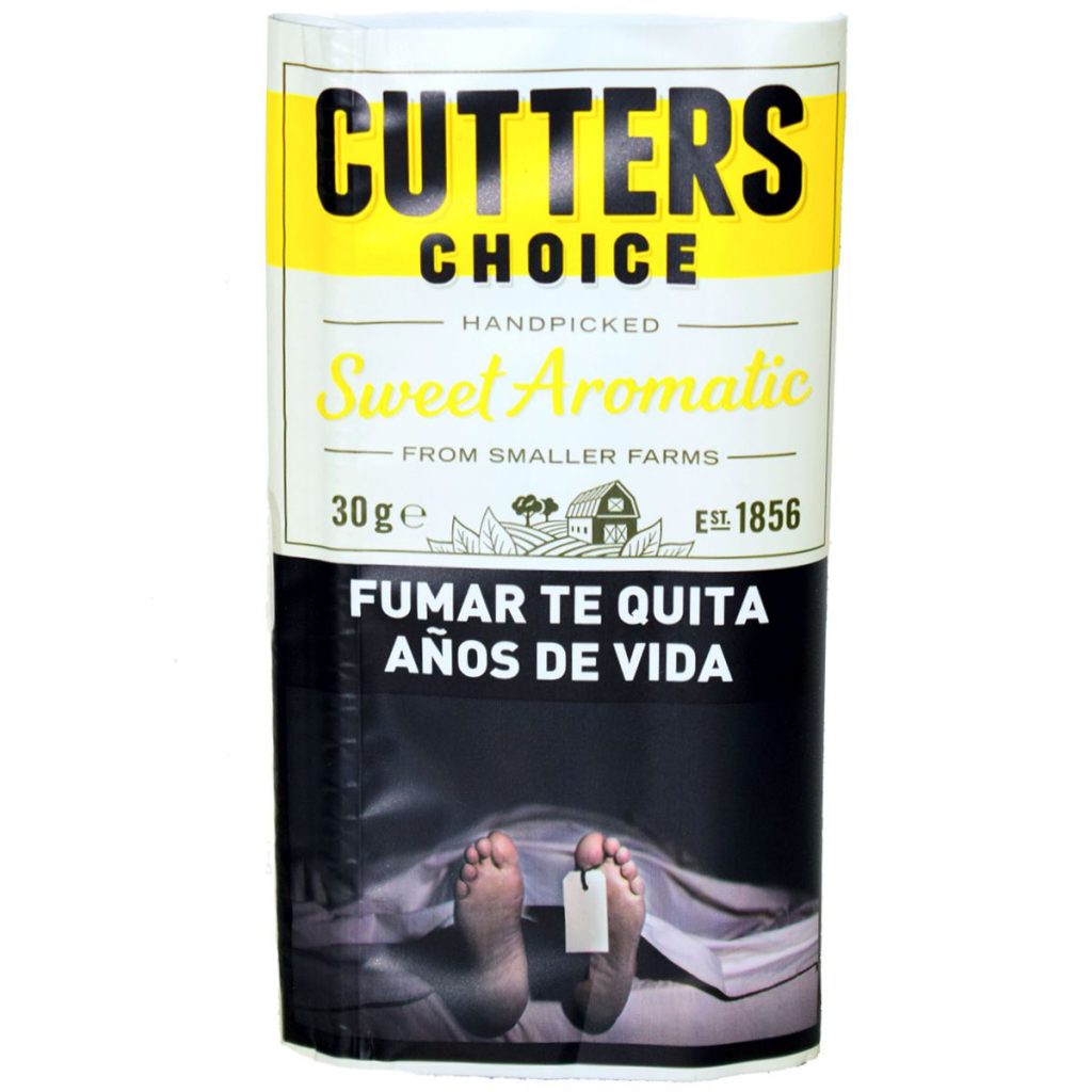 TABACO CUTTERS SWEET AROMATIC x 30gr. PARAINFERNALIA