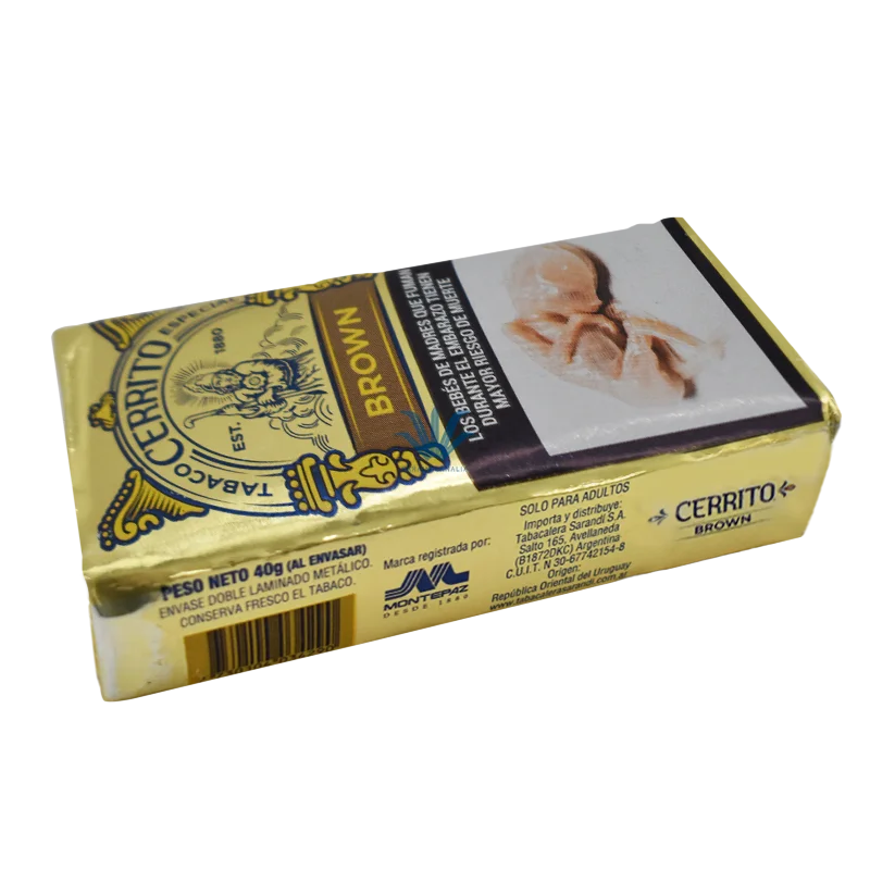 TABACO CERRITO BROWN CHOCOLATE x 40gr - Image 2