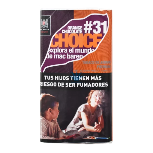 TABACO MAC BAREN CHOICE ORANGE & CHOCOLATE 30gr