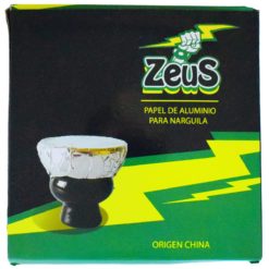 PAPEL DE ALUMINIO ZEUS PARA NARGUILE SIN PERFORAR X 50