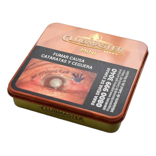 CIGARROS CLUBMASTER MINI BROWN CHOCOLATE x20 - Image 2