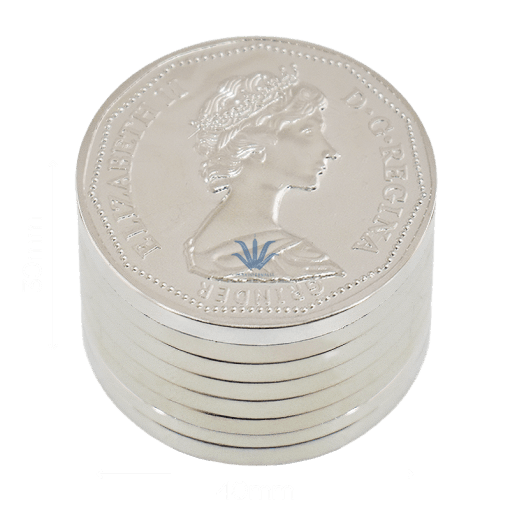 PICADOR DE METAL MONEDA DOLAR CANADIENSE