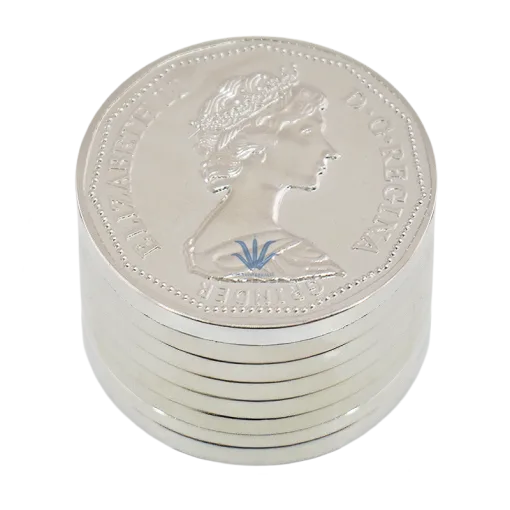 PICADOR DE METAL MONEDA DOLAR CANADIENSE
