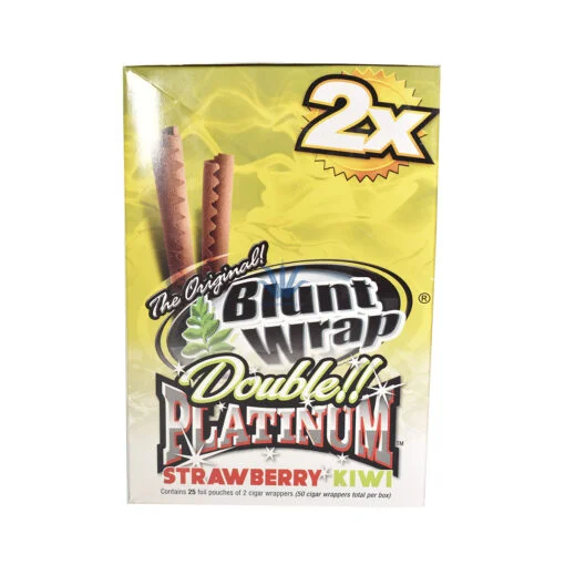 BLUNT WRAP DOUBLE PLATINUM STRAWBERRY KIWI X2 - Image 2