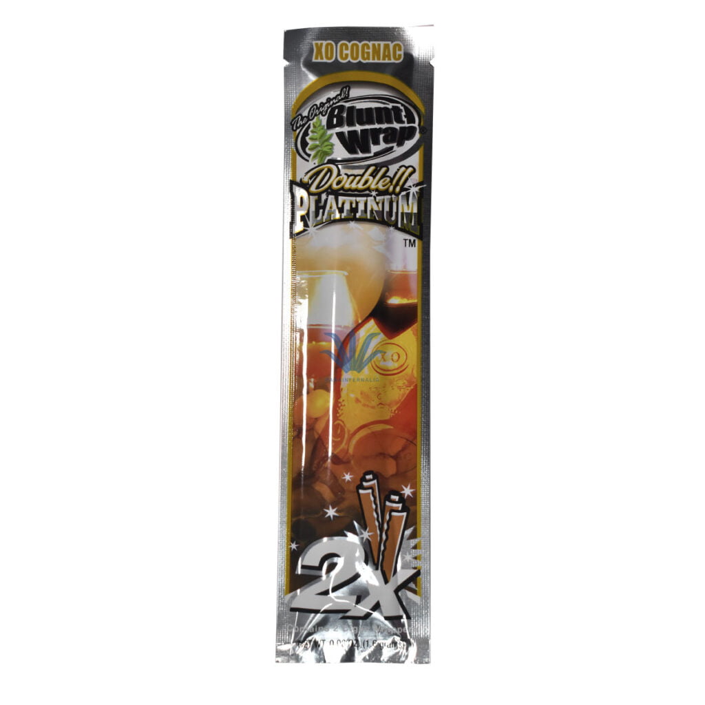 BLUNT WRAP DOUBLE PLATINUM XO COGNAC X2 - PARAINFERNALIA