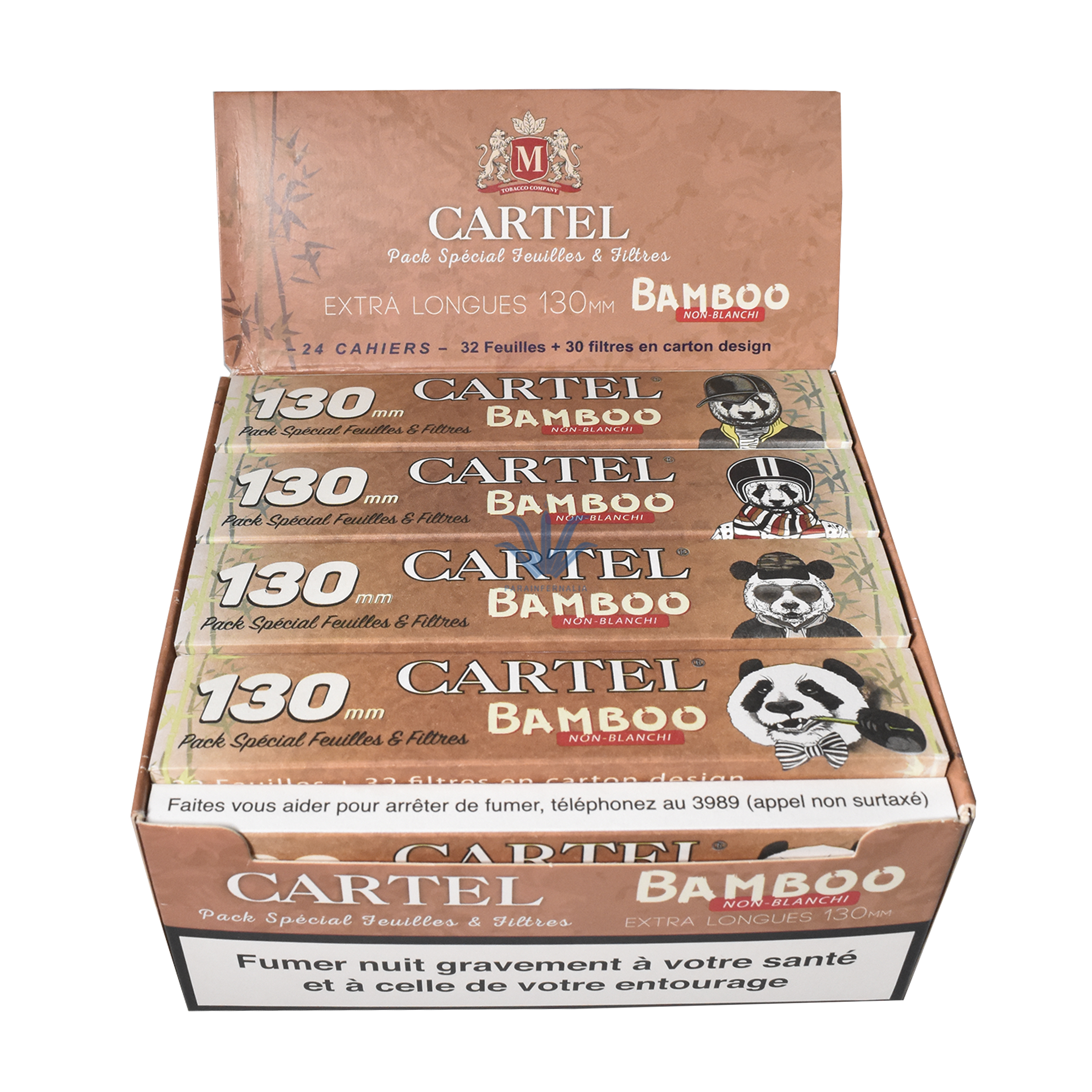 Papel de Fumar Cartel 130 mm & Tips Pack 24