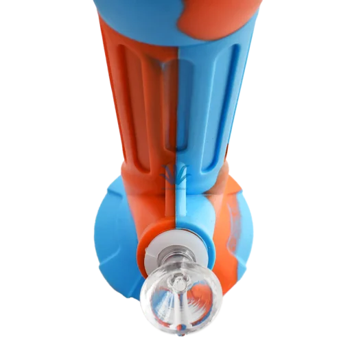 Bong Silicona Blue Orange 27cm - Image 2