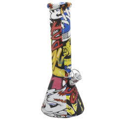 BONG DE VIDRIO COMIC SANS 22CM