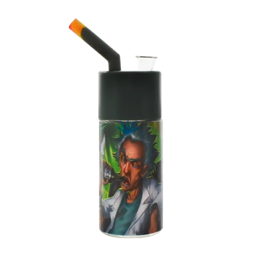 BONG PLASTIC FRASCO VIDRIO RICK Y MORTY - Image 2