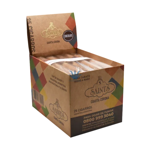 CIGARROS SAINTS CUARTA CORONA CHOCOLATE X5u - Image 5