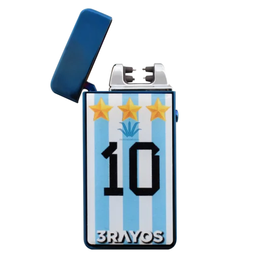 ENCENDEDOR ELECTRICO 3RAYOS FUN ARGENTINA AZUL