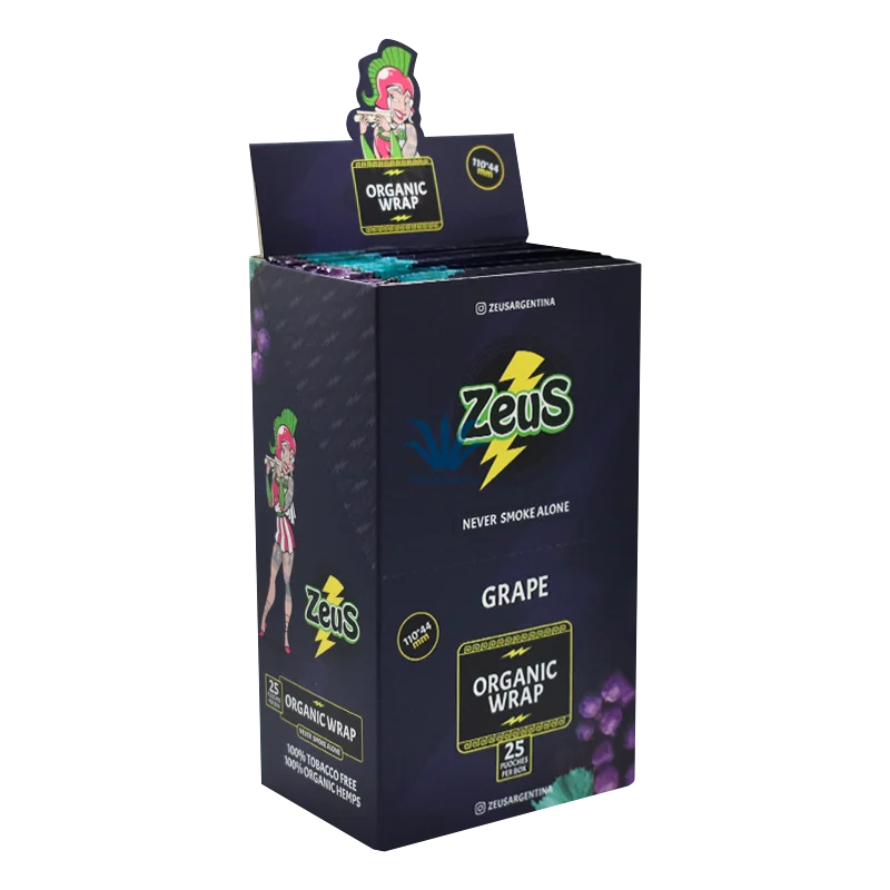 PAPEL ZEUS ORGANIC WRAP HEMP UVA - Image 5