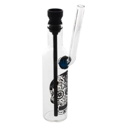 MINI PIPA BOTELLITA DE VIDRIO PYREX 14CM