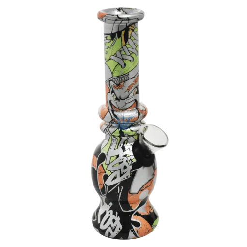 BONG DE VIDRIO DISEÑOS STREET 15CM