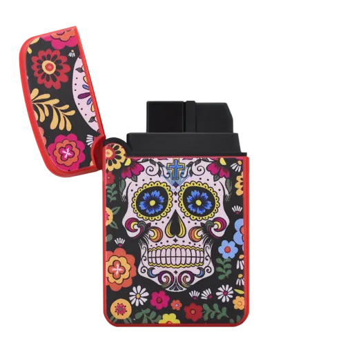 ENCENDEDOR ZENGAZ CATALITICO CALAVERA ROJO