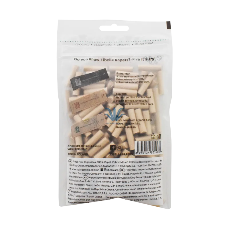 FILTROS LIBELLA HAVANA UNBLEACHED SLIM LONG - Image 2