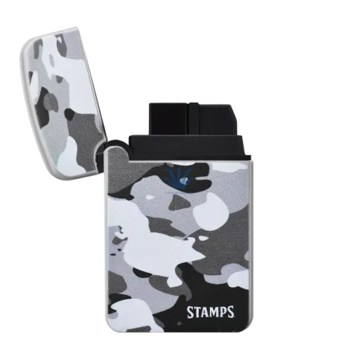 ENCENDEDOR CATALITICO ZENGAZ STAMPS CAMUFLADO GRIS - Image 2