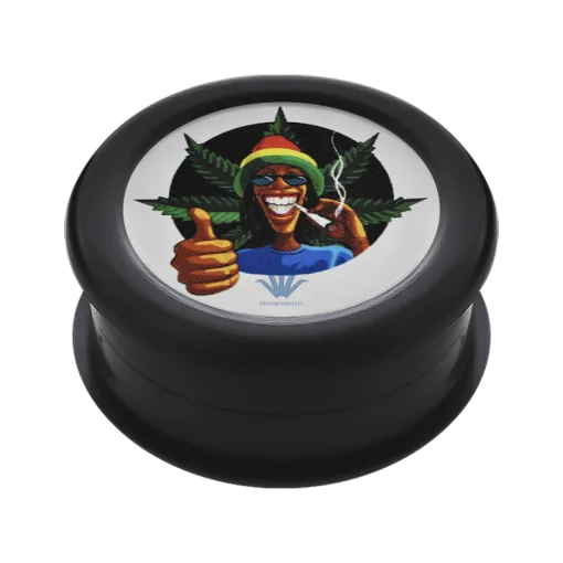 PICADOR BLACK RASTA PULGAR ARRIBA 60MM 3 PARTES