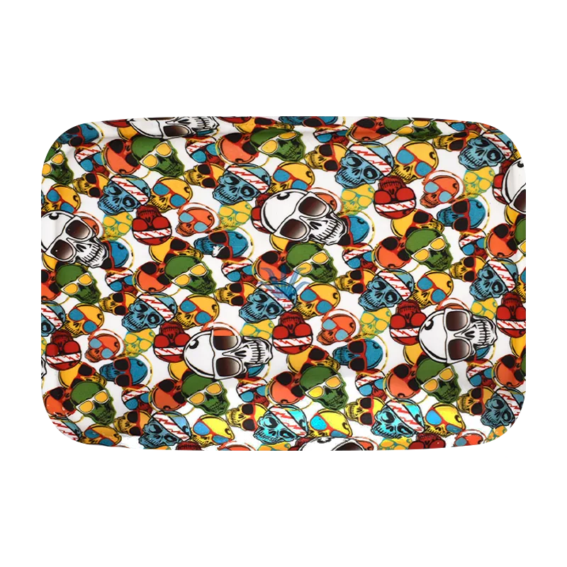 BANDEJA DE SILICONA GRANDE CALAVERA COLORES 28CM