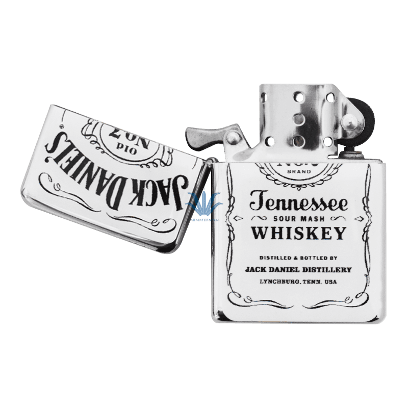 ENCENDEDOR A BENCINA ZEUS JACK DANIEL´S BLANCO