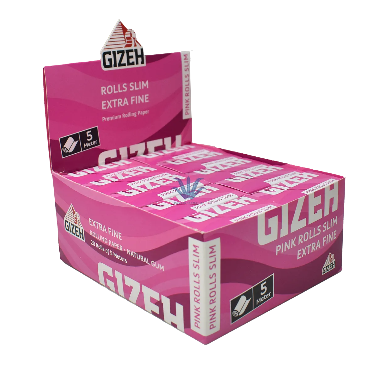 PAPEL GIZEH PINK ROLLS SLIM EXTRA FINE 5M - Image 5