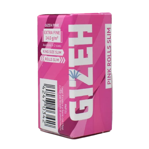 PAPEL GIZEH PINK ROLLS SLIM EXTRA FINE 5M - Image 2