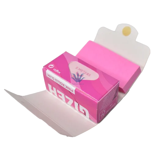 PAPEL GIZEH PINK ROLLS SLIM EXTRA FINE + TIPS - Image 4