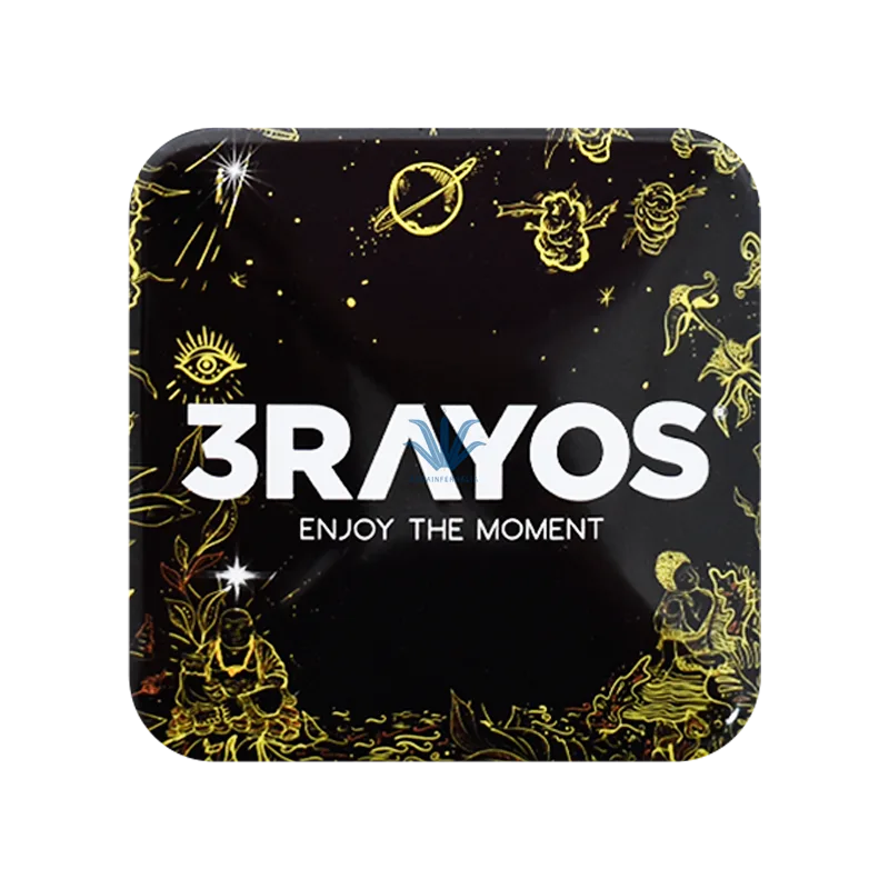 LATA 3RAYOS METALICA NEGRO CHICA