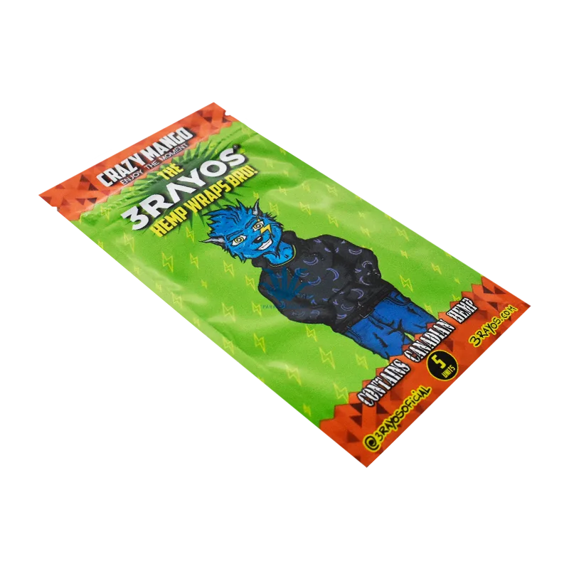 PAPEL 3RAYOS HEMP WRAP CRAZY MANGO - Image 3