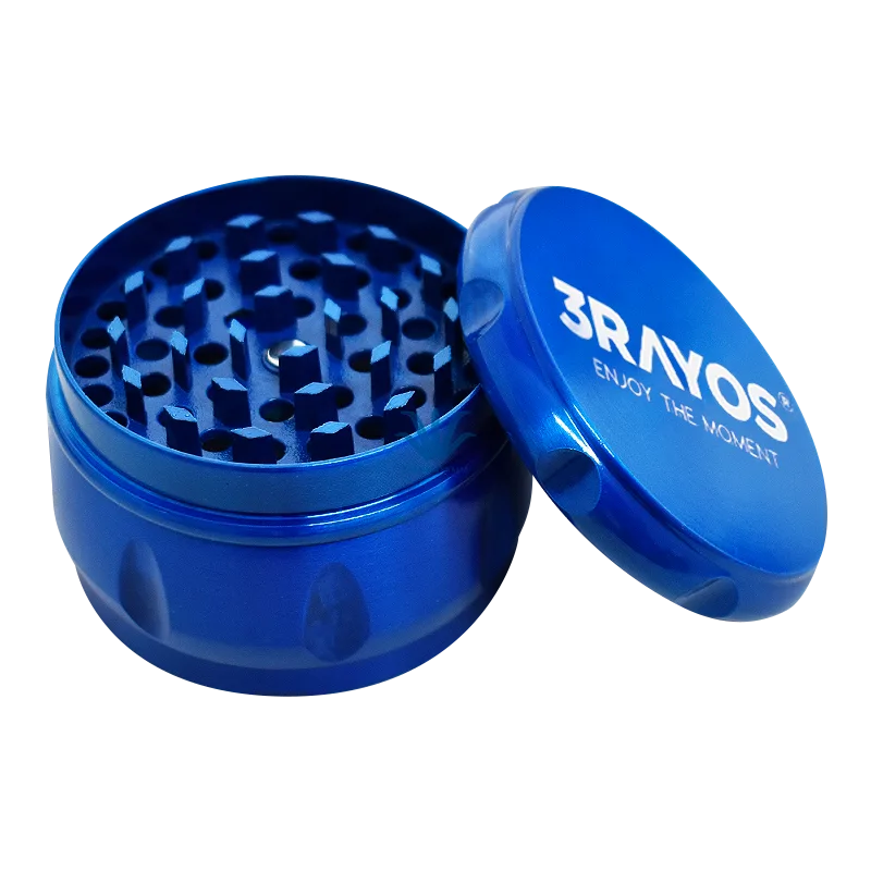 PICADOR DE METAL BOMBO AZUL 4 PARTES 50MM 3RAYOS - Image 2