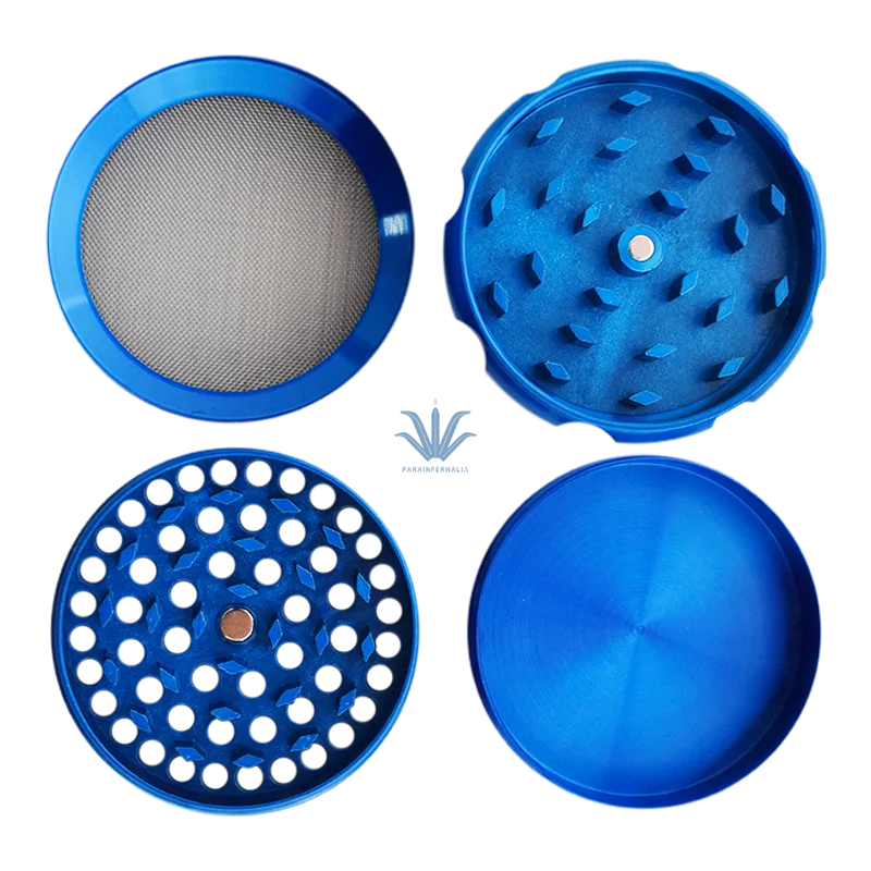 PICADOR DE METAL BOMBO AZUL 4 PARTES 50MM 3RAYOS - Image 4
