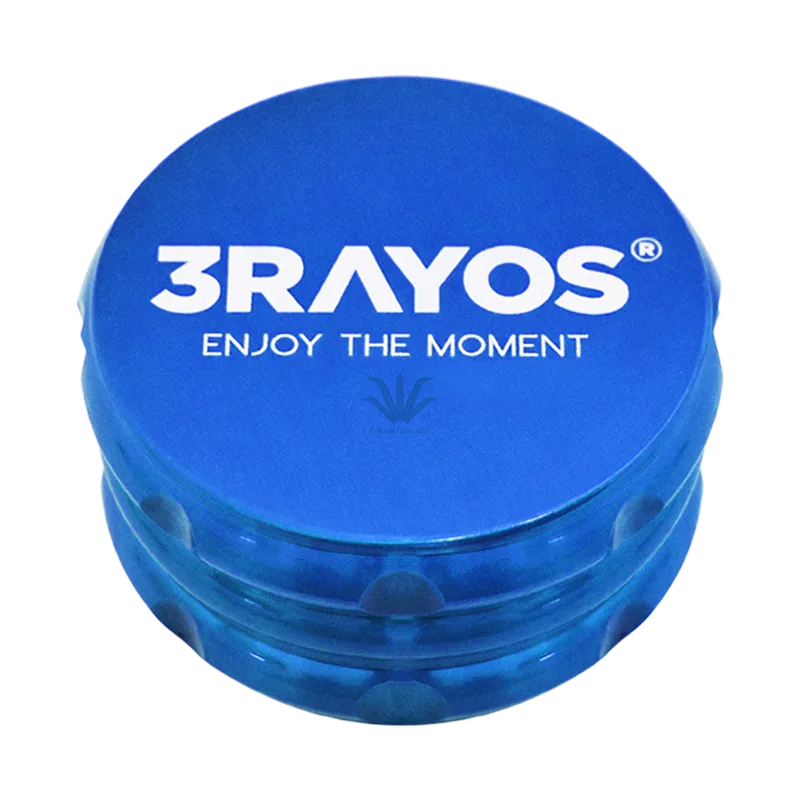 PICADOR DE METAL BOMBO AZUL 3 PARTES 55MM 3RAYOS