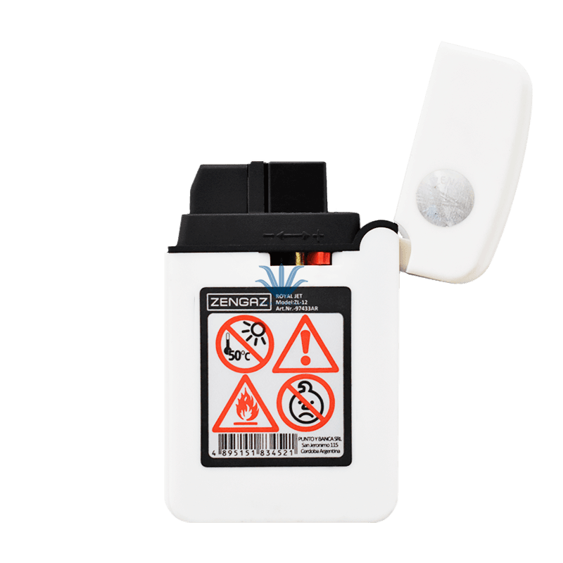 ENCENDEDOR CATALÍTICO ZENGAZ MOTOS SKULL GARAGE BLANCO - Image 4