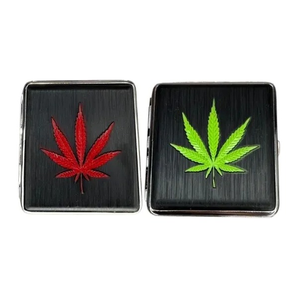 Cigarrera de Metal Hojita 444050