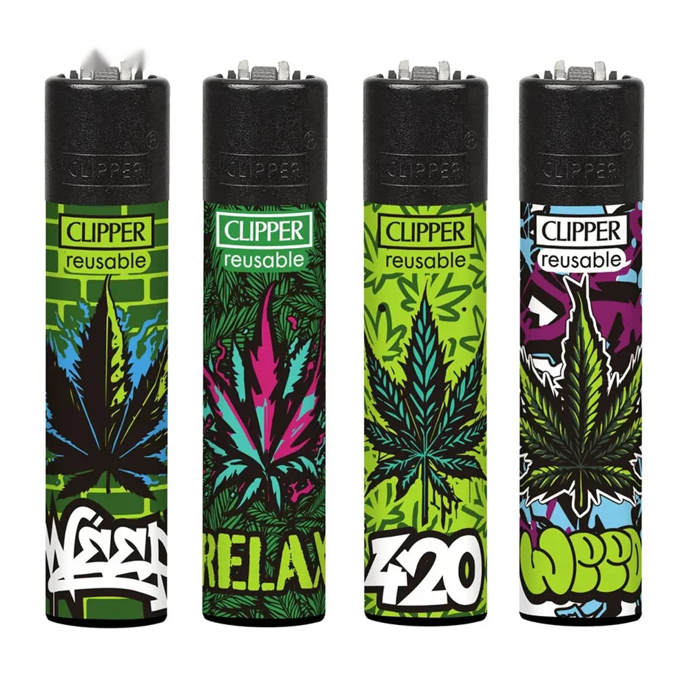 Encendedor Clipper Graf Weed