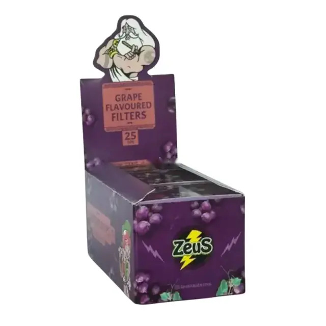Filtros Zeus Mini Tips Sabor Uva