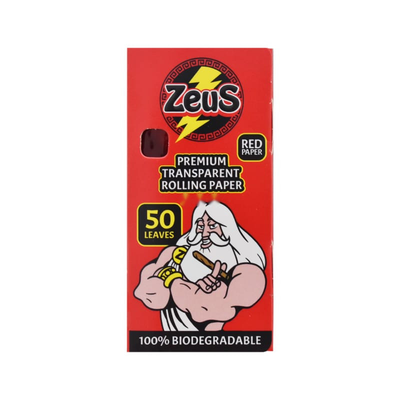 Papel de Celulosa Zeus Rojo 1¼