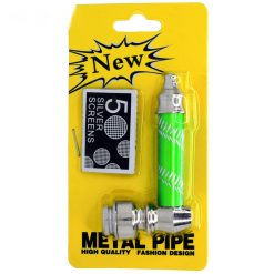 Pipa de Metal con Tapa y 5 Rejillas DK8025